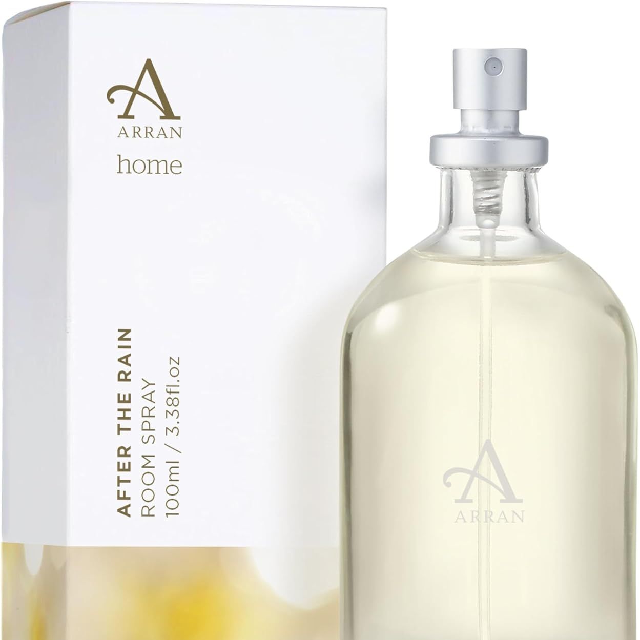 Arran Sense of Scotland After the Rain Home Scented Room Spray Mist Air Freshener (100ml) Fresh, Sensual &amp;amp; Gentle With Rose Petals, Musk, Floral Citrus &amp;amp; Soft Woods