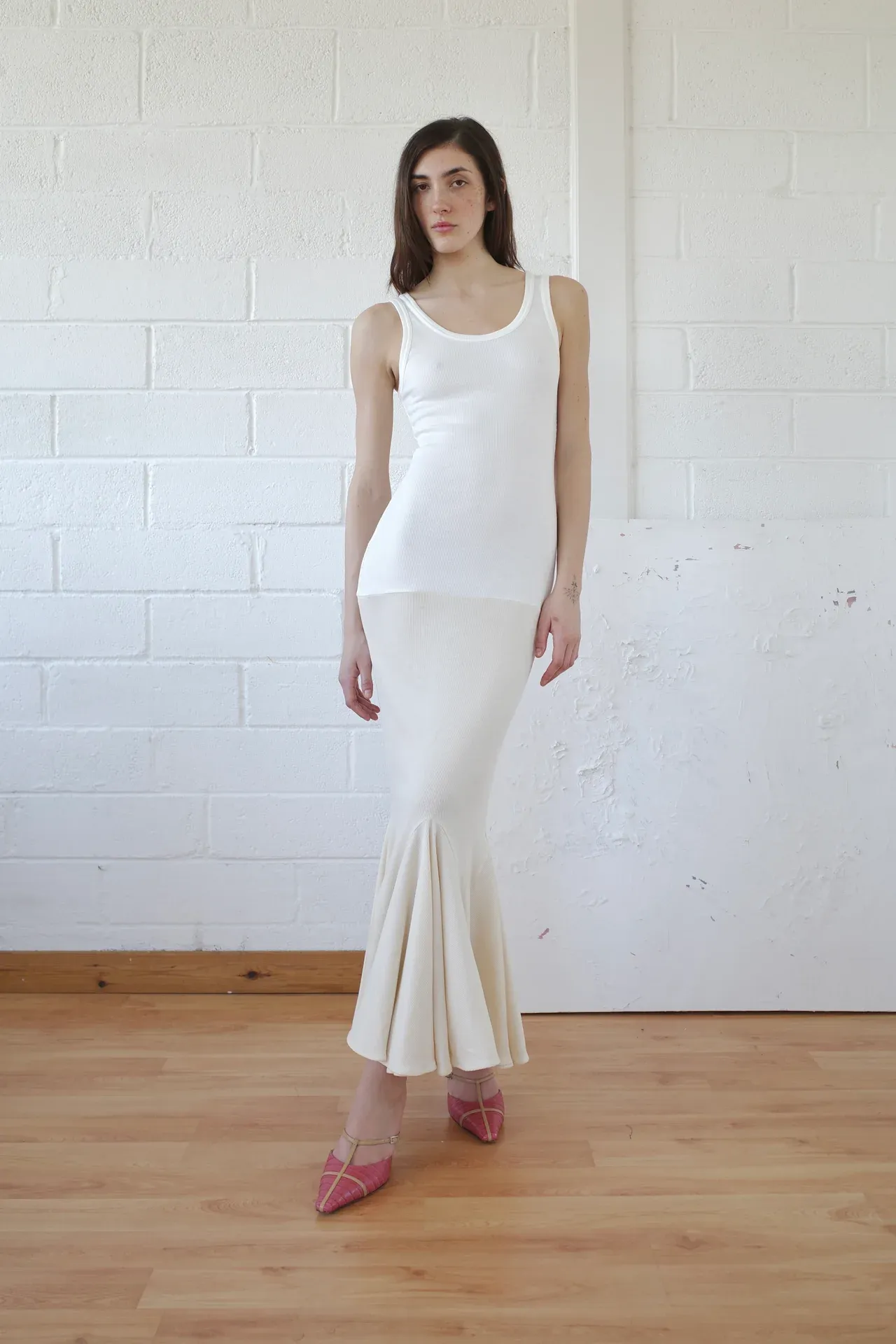 Conner Ives, The Deadstock Military Tank Godet Gown