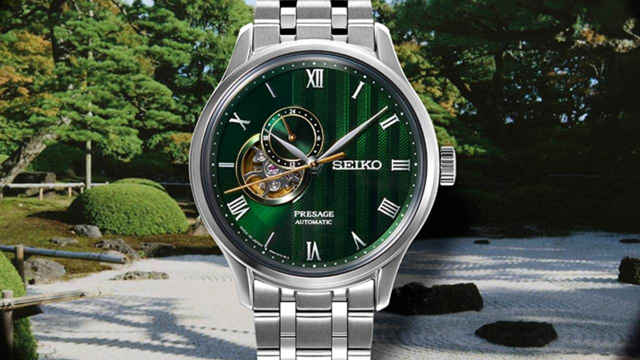 Seiko's new Presage Japanese Garden watch has a playful