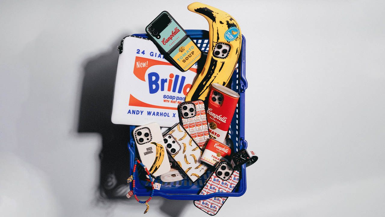 Andy Warhol x CASETiFY Brillo Pattern Case MagSafe対応 Casetify Banana Pattern Case With MagSafe For iPhone | NZcases