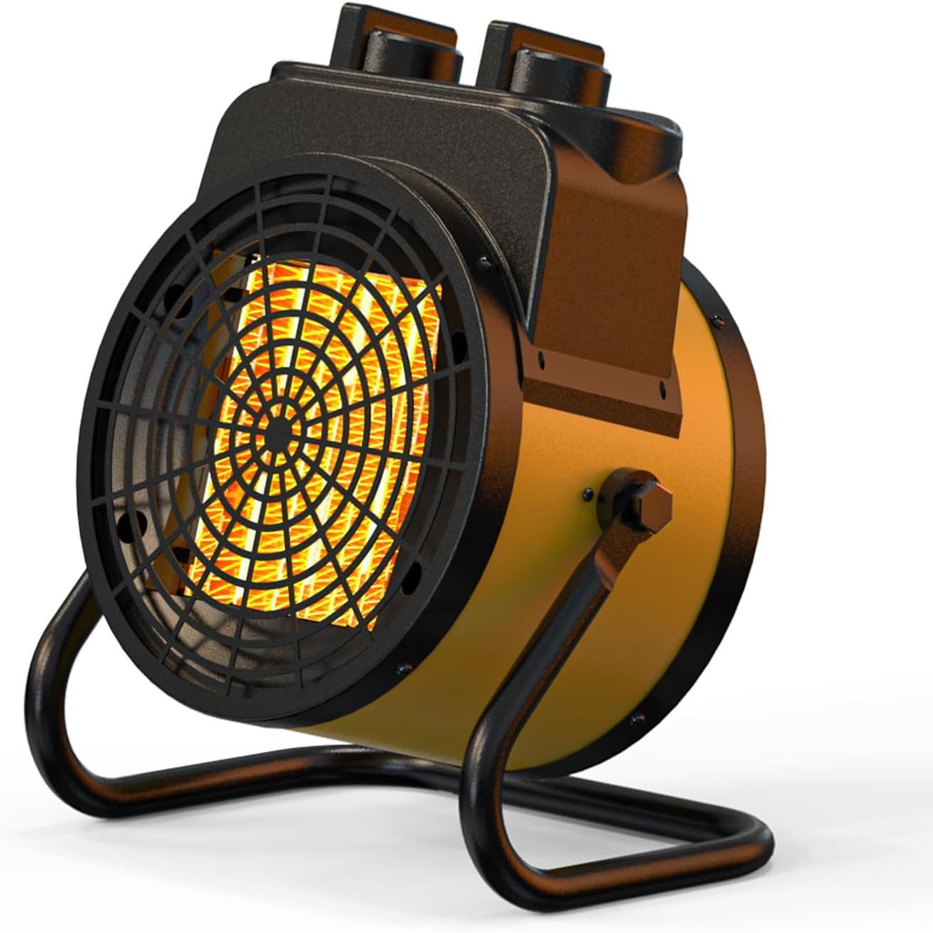 Trustech Greenhouse Heater, 1500w Outdoor Electric Heater, 3s Heating &amp;amp;3 Heat Modes, Overheat Protection, 90&amp;deg; Tilt, Portable Outdoor Heaters for Patio, Green House, Flower Room, Workplace