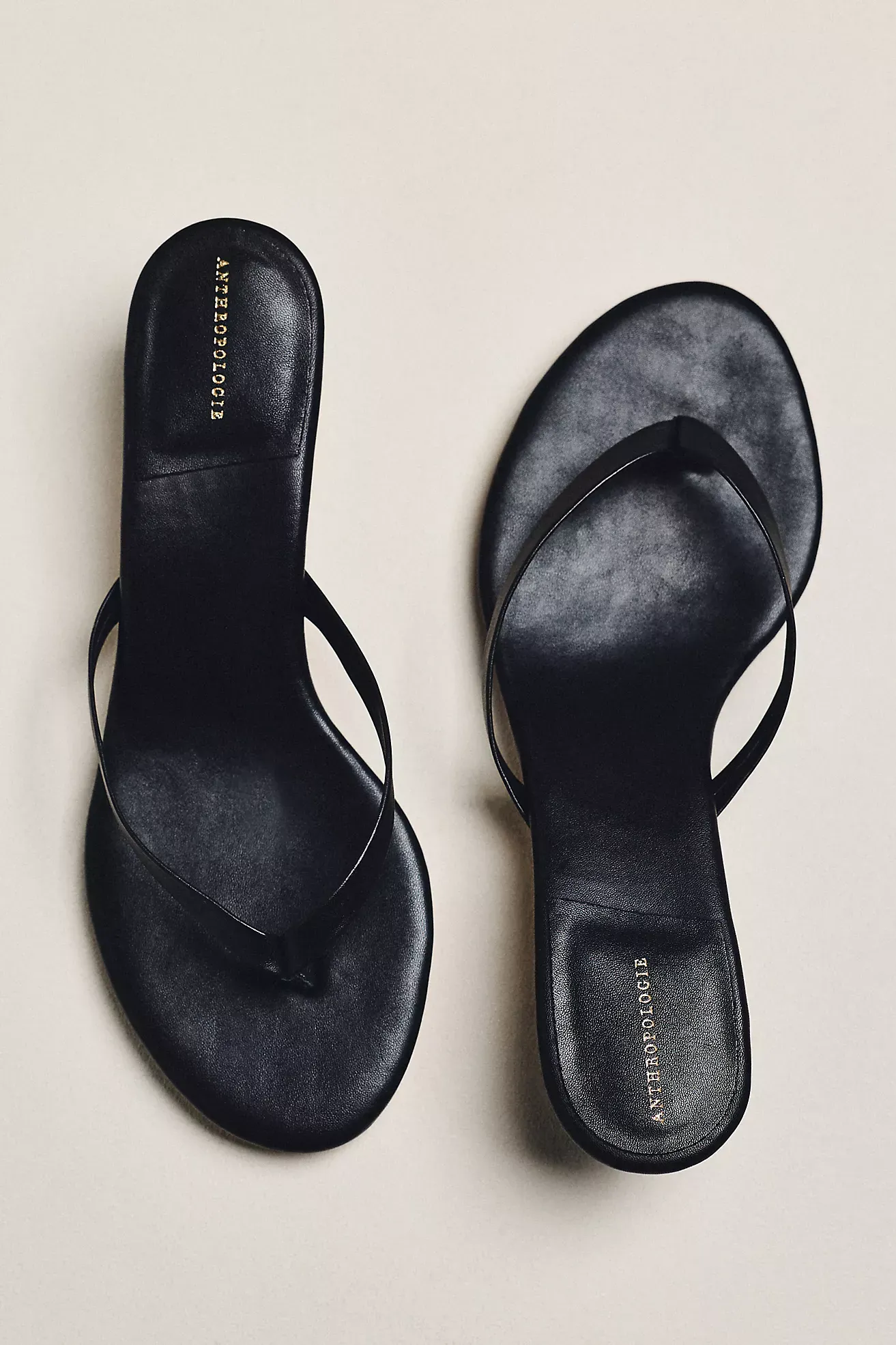 By Anthropologie Flip-Flop Kitten Heels