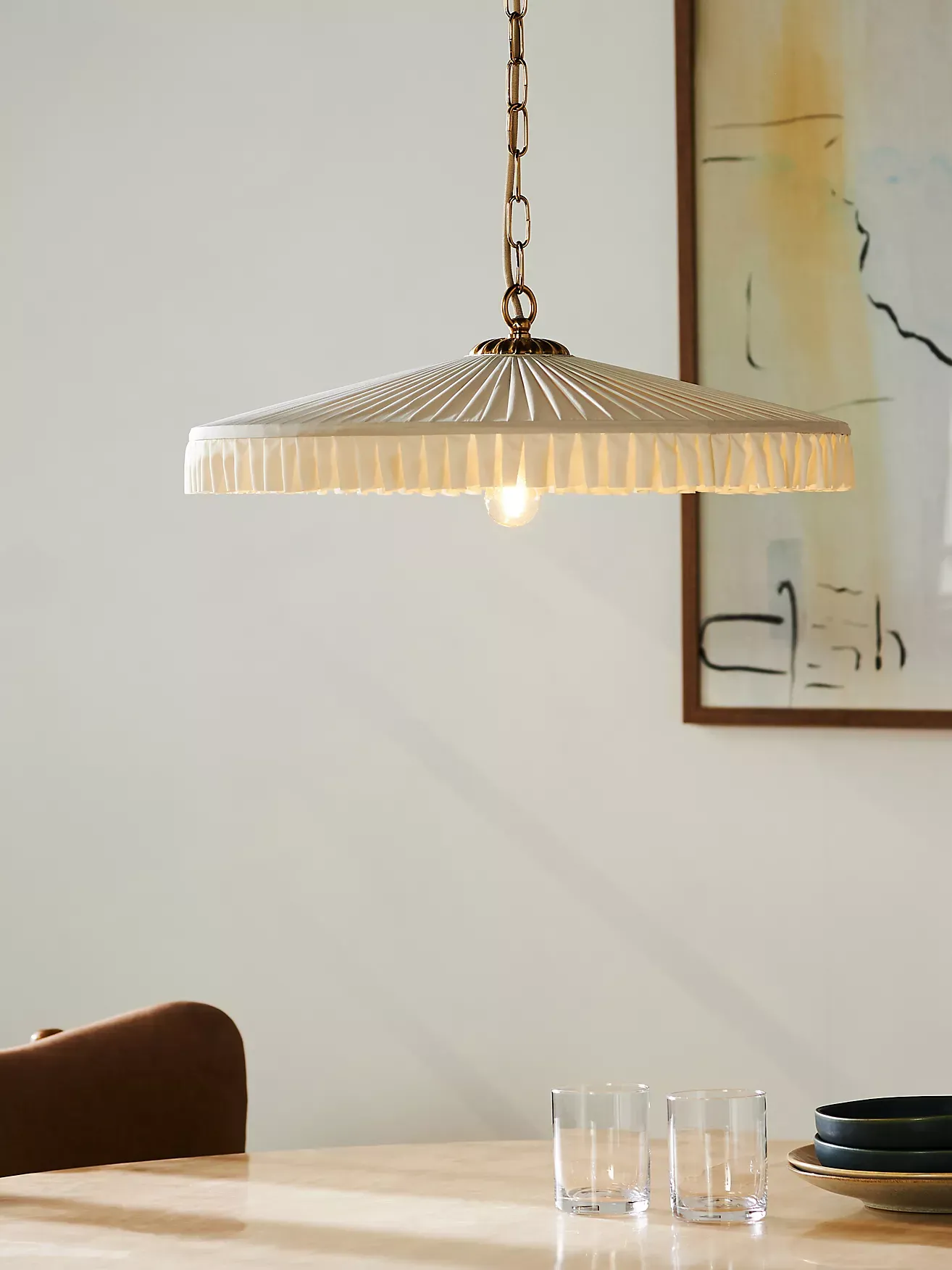 Stefanie Silk Ceiling Light