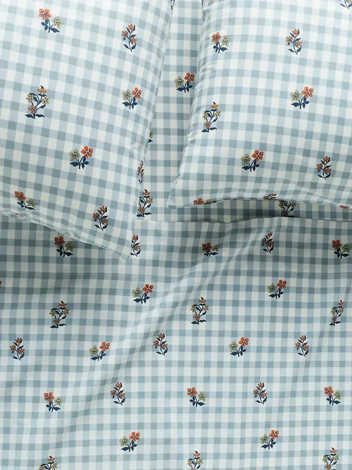Cotton Percale Printed Bedding Set