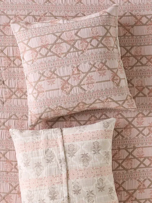 Anja Cotton Floral Cushion Cover