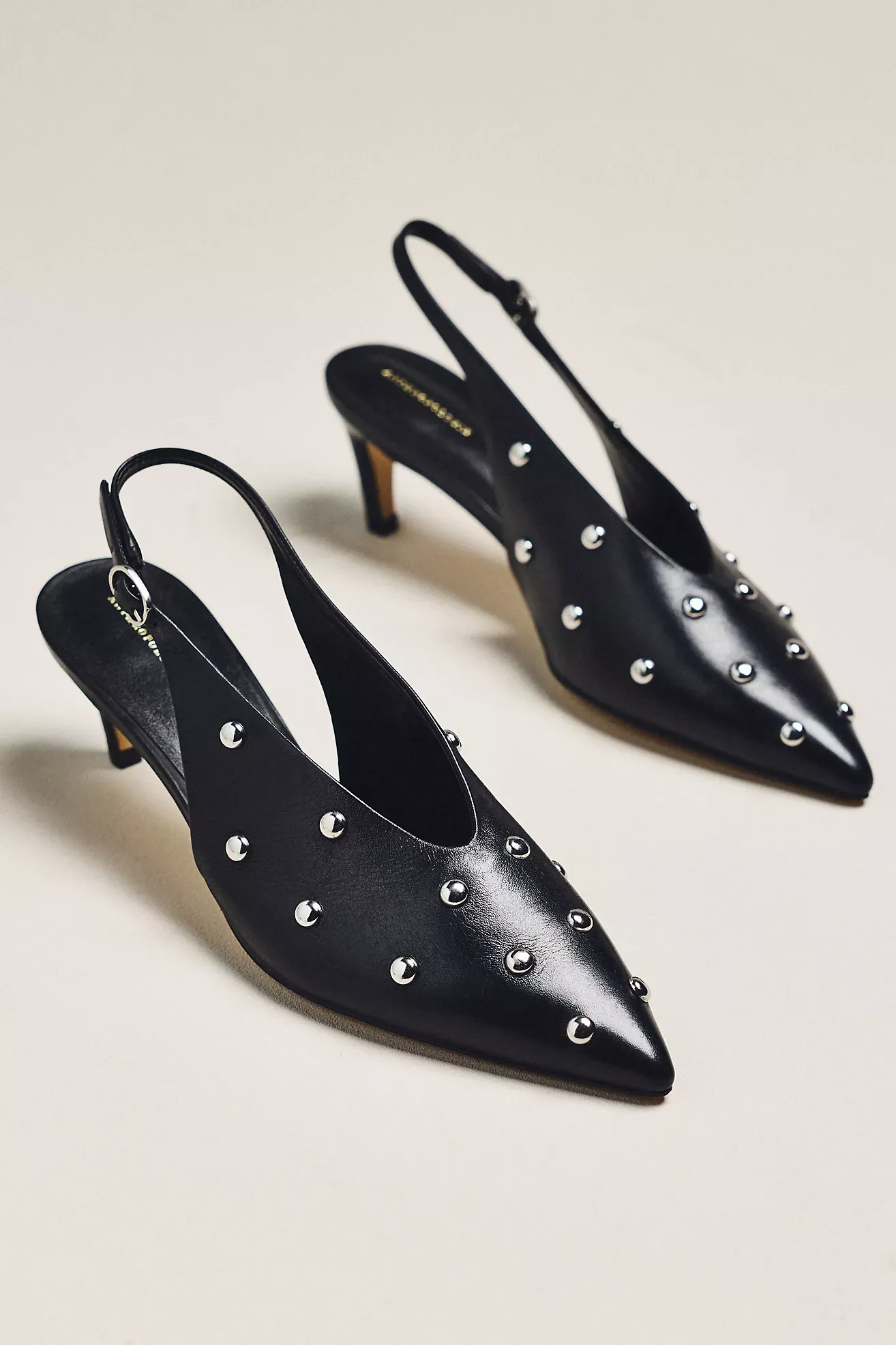 By Anthropologie Pointed-Toe Slingback Pumps