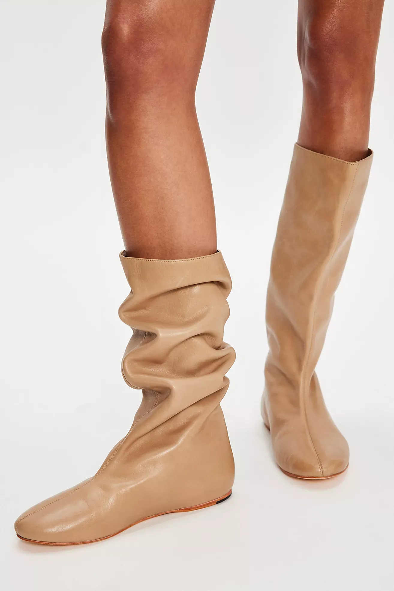 Single Sole Slouch Boots