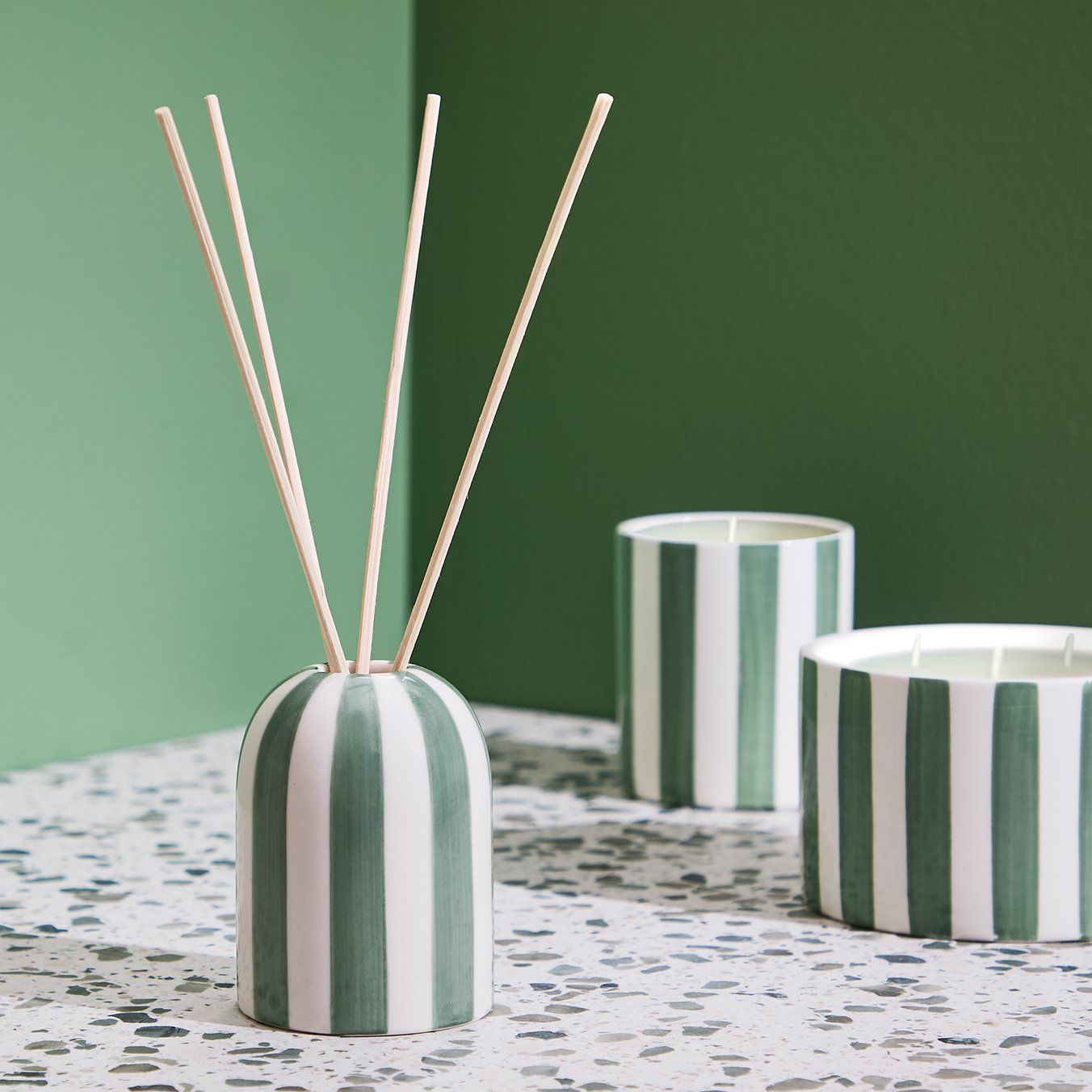 Habitat 150ml Ceramic Reed Diffuser-Spiced Bergamot &amp;amp; Ginger