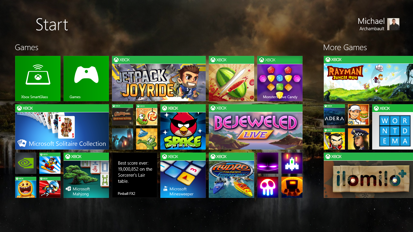 Top Windows 8 games for the 