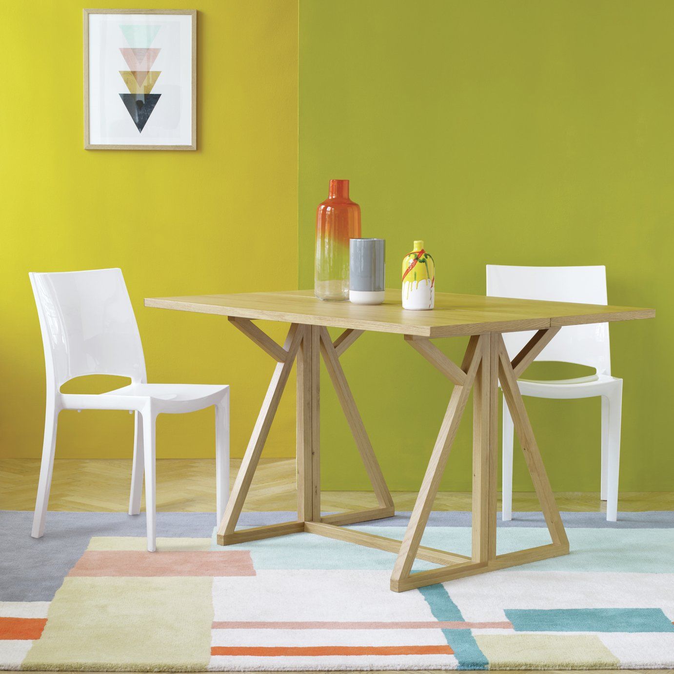 Habitat Quentin Abstract Wool Rug - 140x200cm