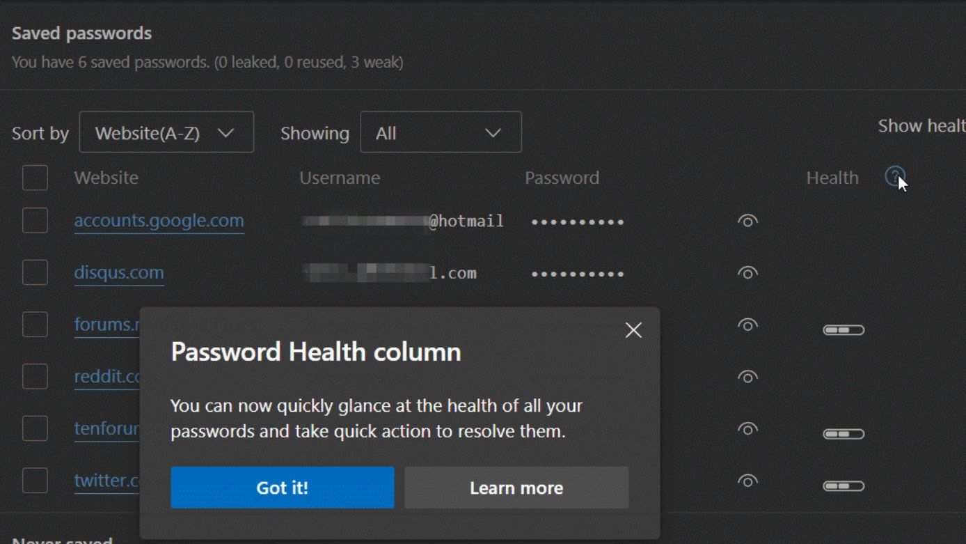 Edge Password Monitor