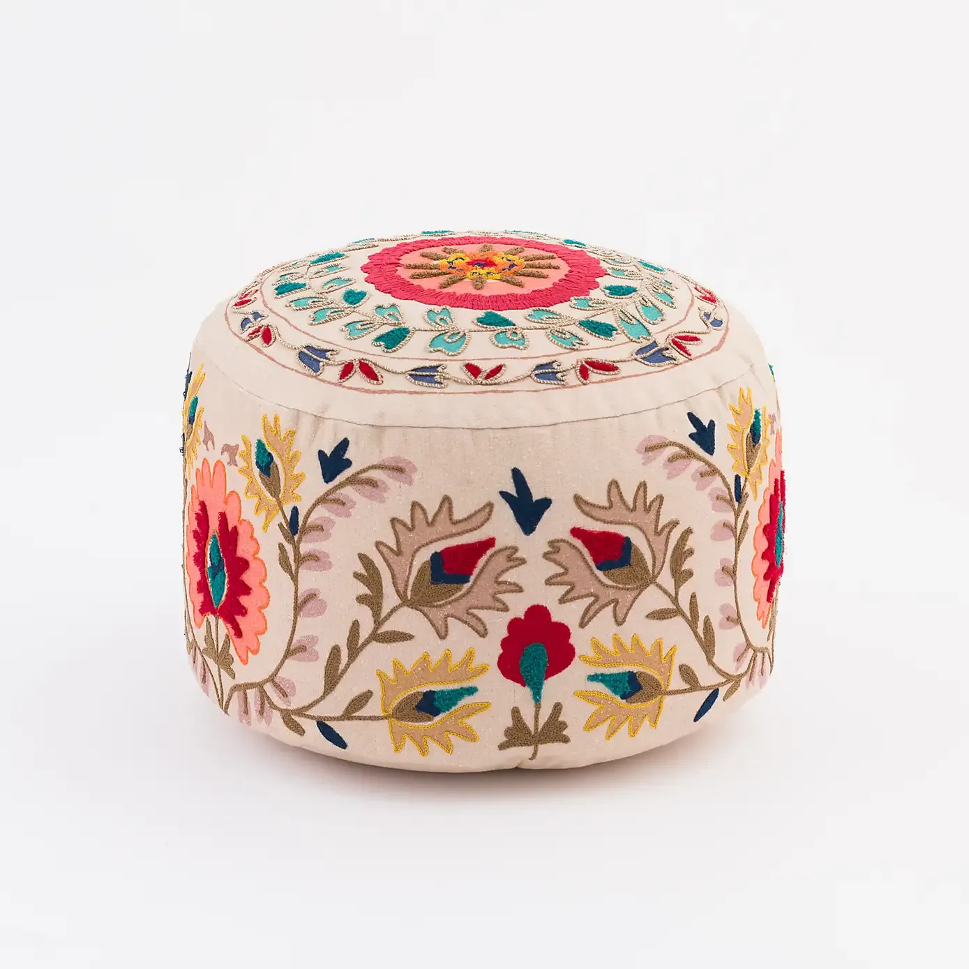 dunelm suzani inspired footstool