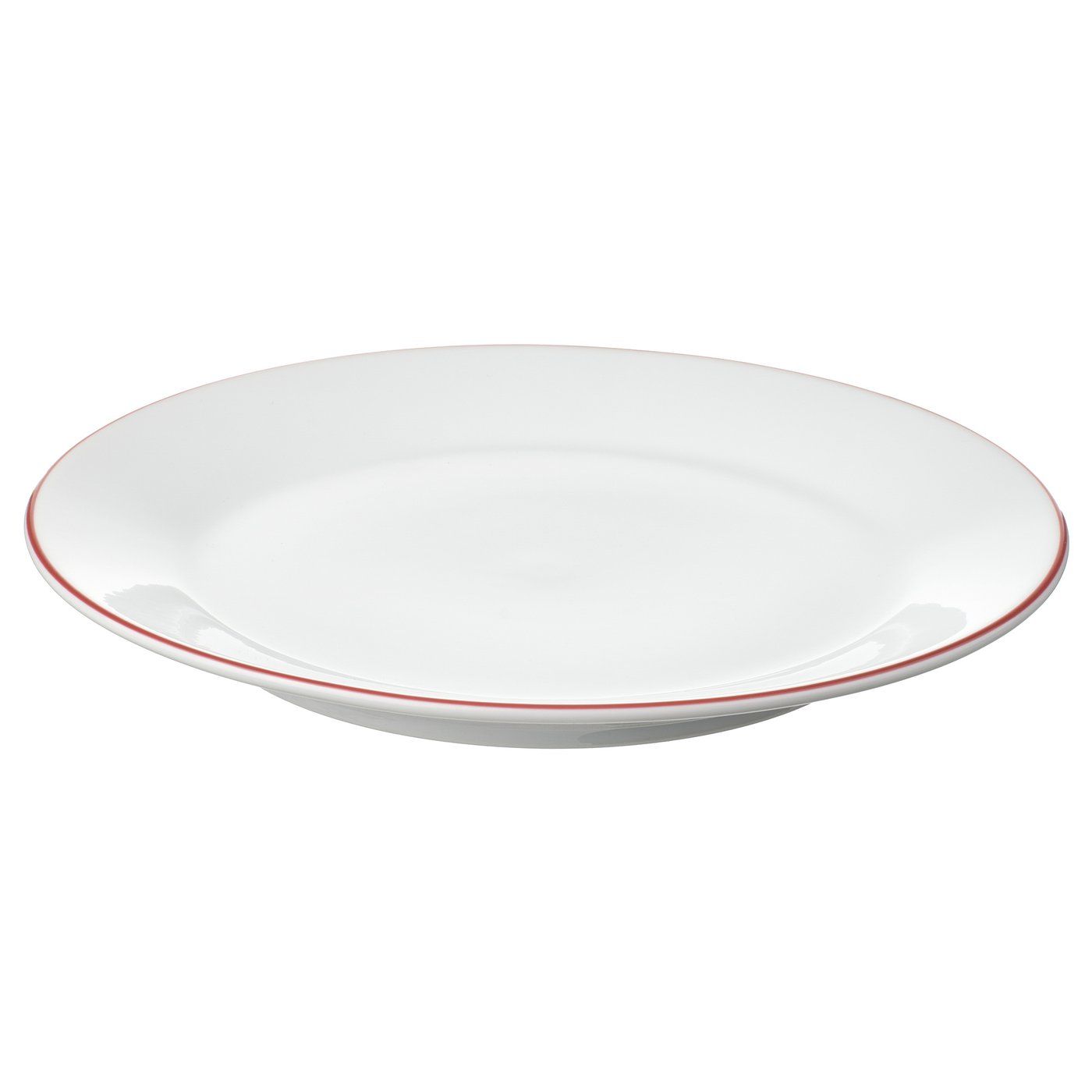 Vinterfint Side Plate - White/red 8 &quot;