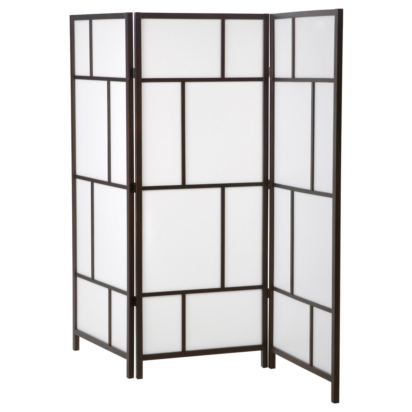 Ris&amp;Ouml;r Room Divider - White/black 85x72 7/8 "