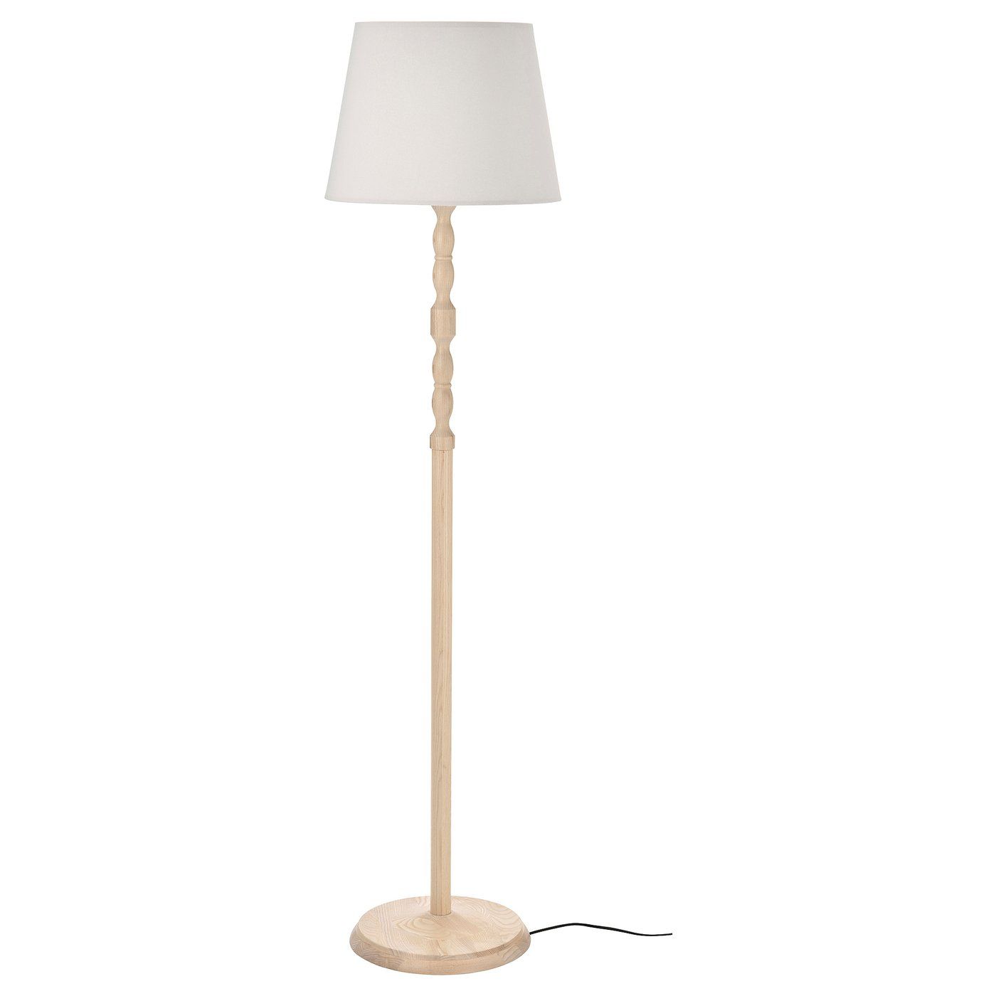 Kinnahult Floor Lamp - Ash/white 59 "