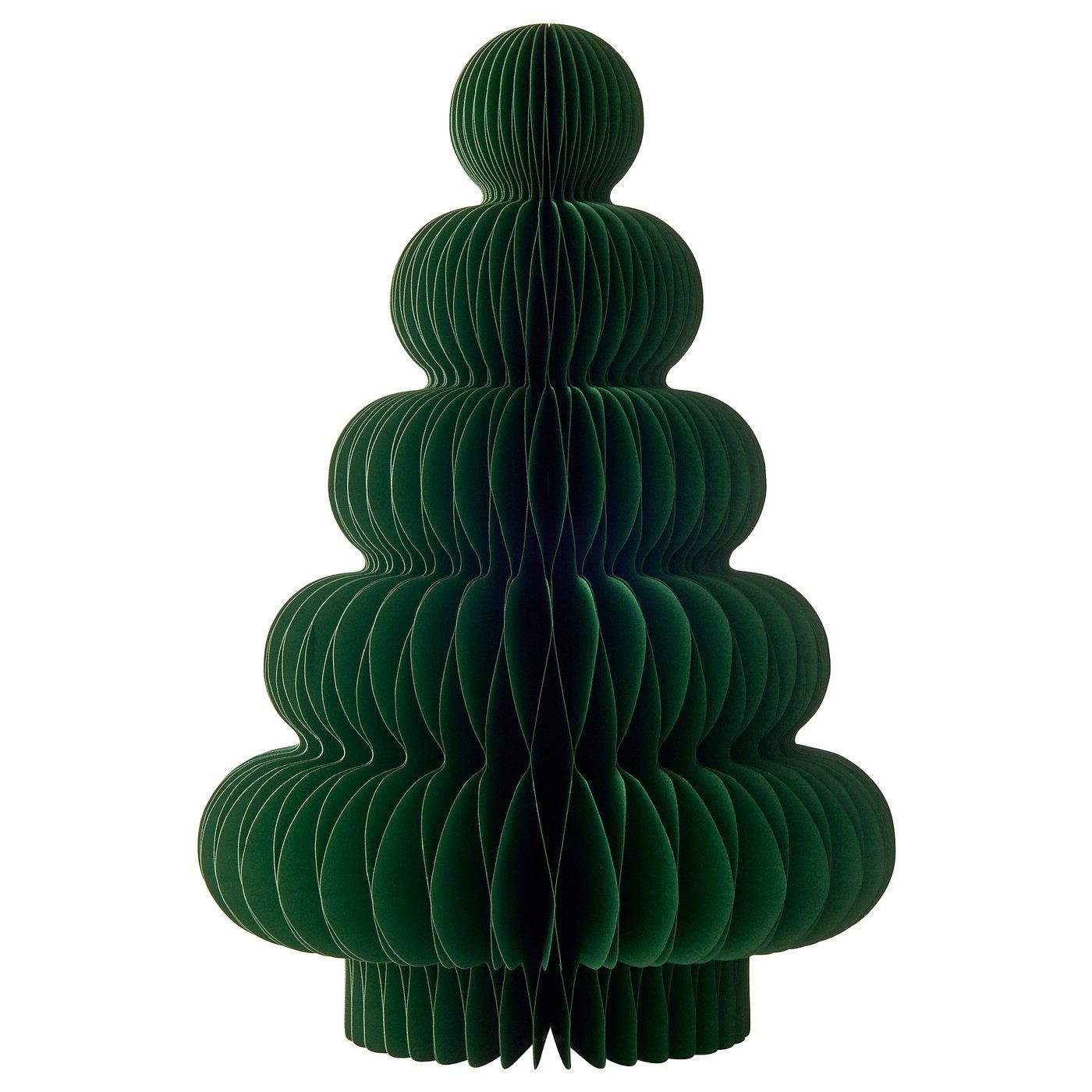 Vinterfint Decoration - Christmas Tree Shaped Green 14 &amp;frac14;x9 &amp;frac12; "
