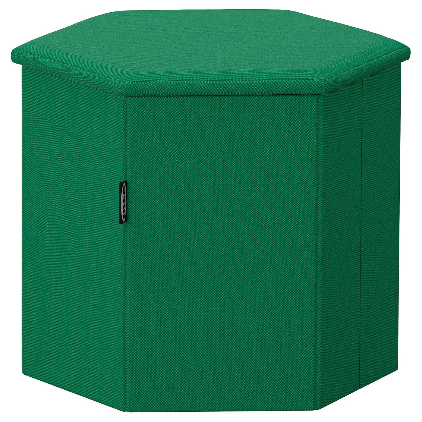 Kjuge Pouf With Storage - Vissle Deep Green