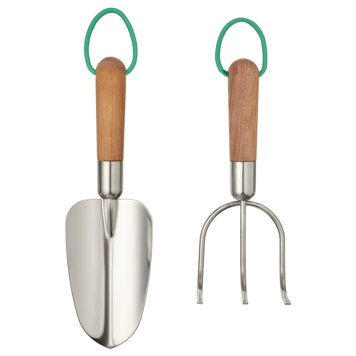 L&amp;Auml;rkar 2-Piece Gardening Set - Birch/stainless Steel Large