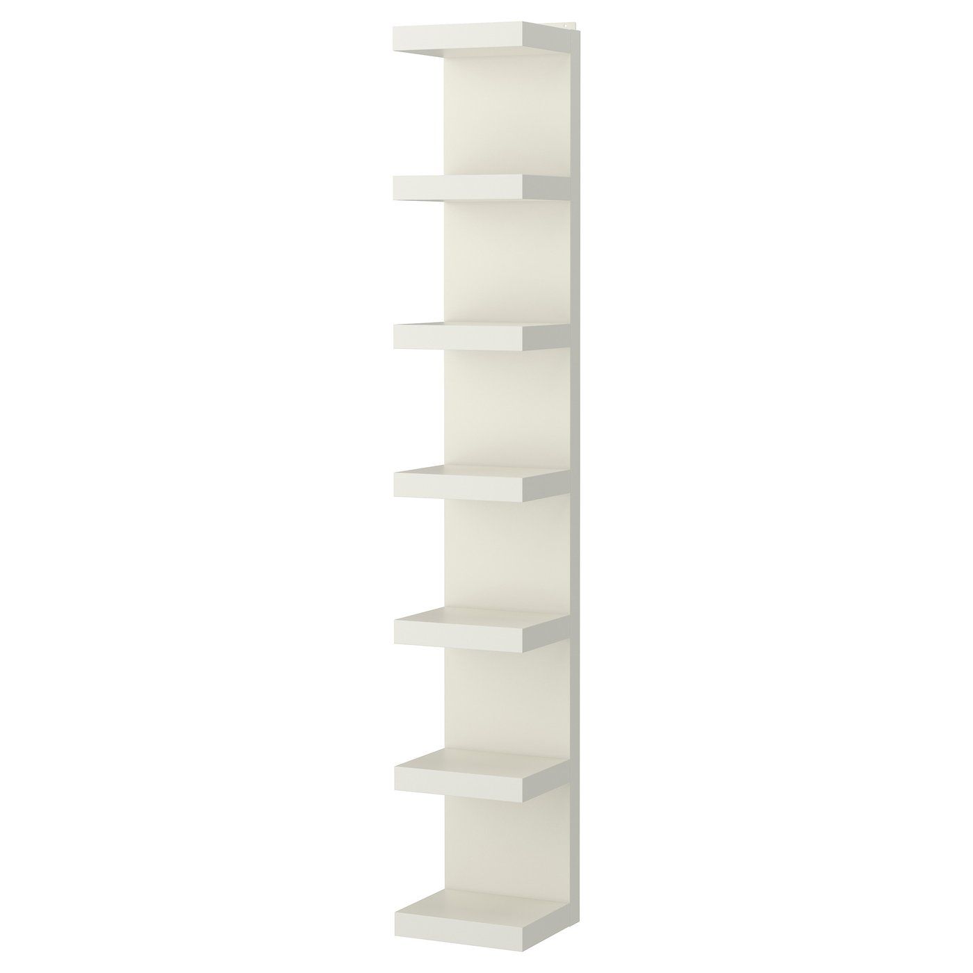 Lack Wall Shelf Unit - White 11 3/4x74 3/4 "