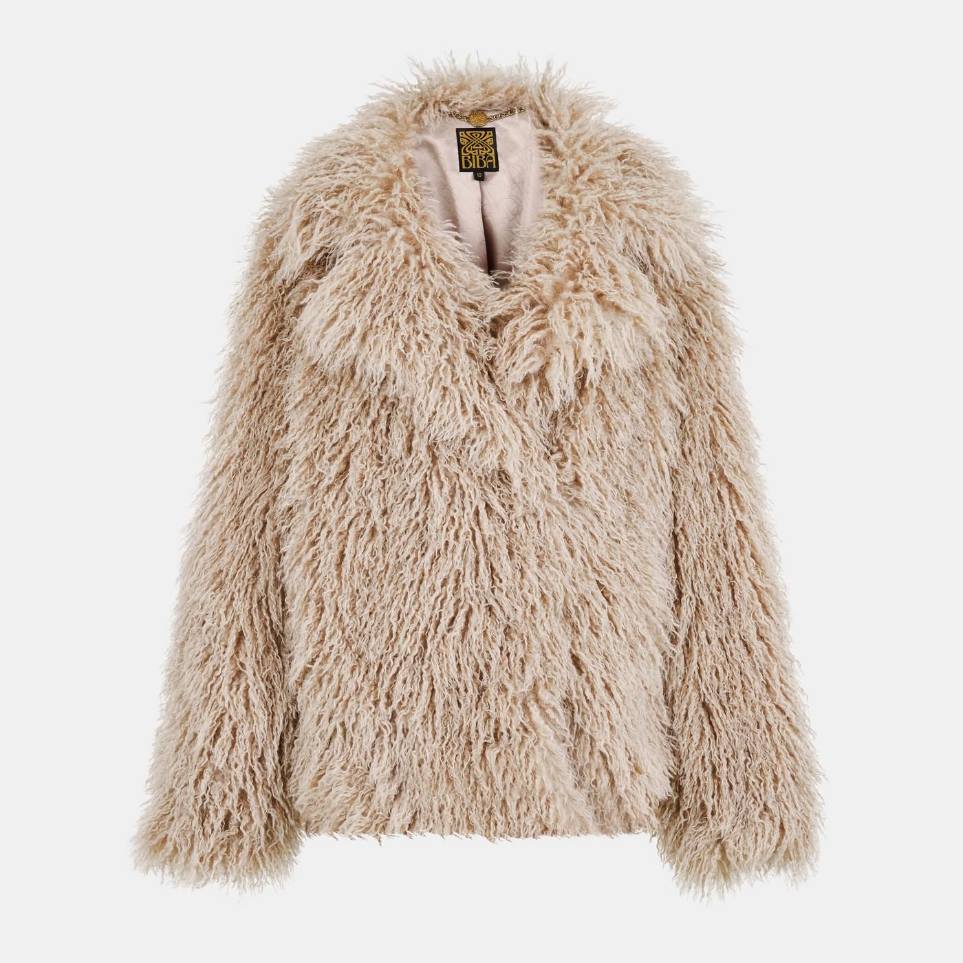 Biba Women's Doodle Fur Oversized Teddy Coat