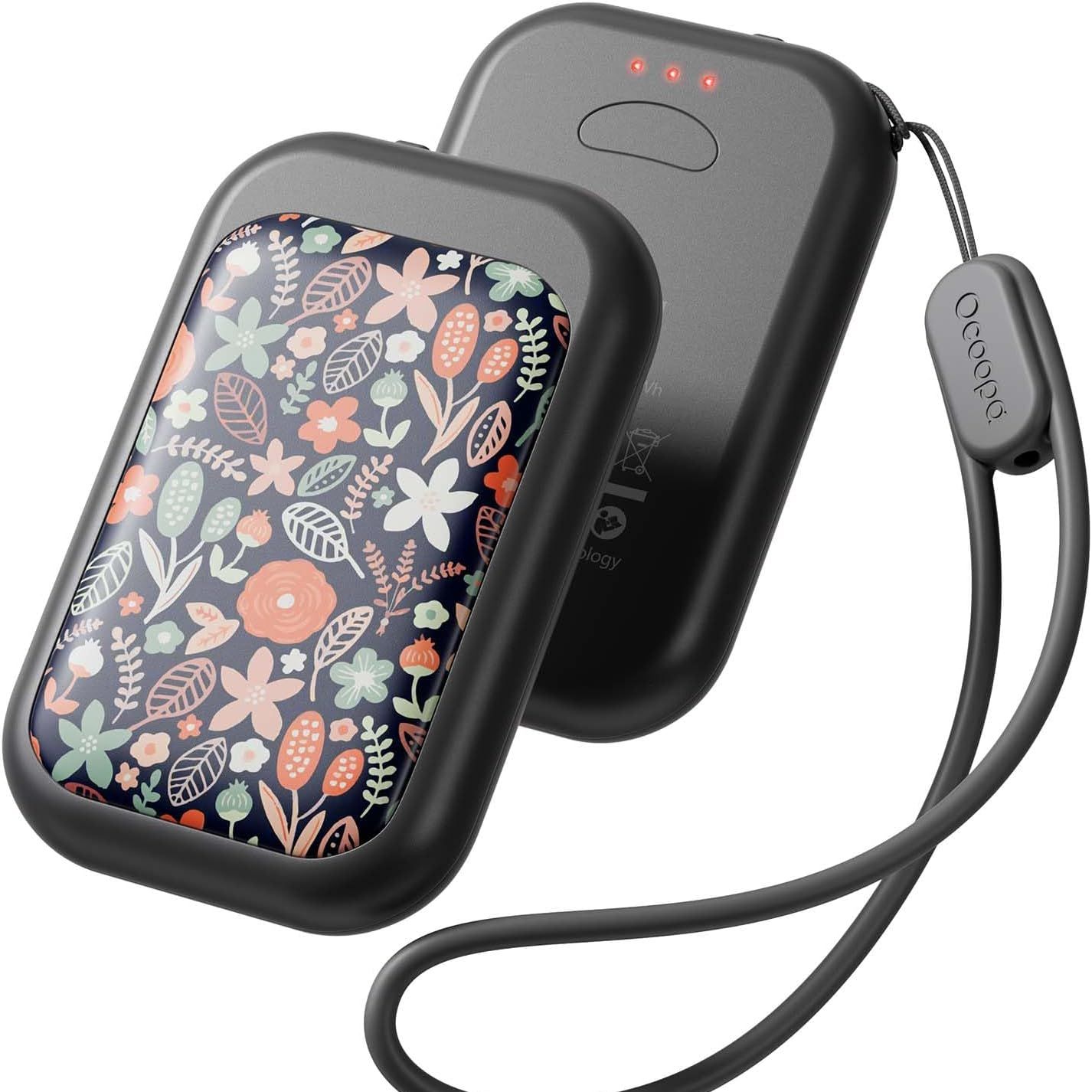 Ocoopa Magnetic Rechargeable Hand Warmers 2 Pack, Card-Style Electric Hand Warmer, Pocket Battery Operated Heater, Ul Certified, 3 Heat Settings, Tech Gifts for Men,purse Must Haves, Ut4 Young