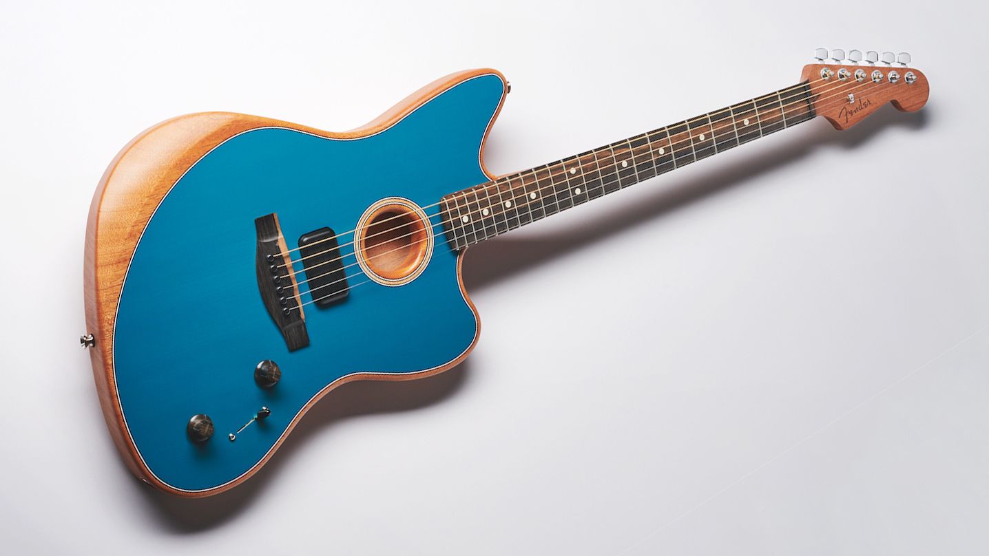 【にしかわ】Fender American Acoustasonic Fender Unveils New American Acoustasonic Jazzmaster | GuitarPlayer