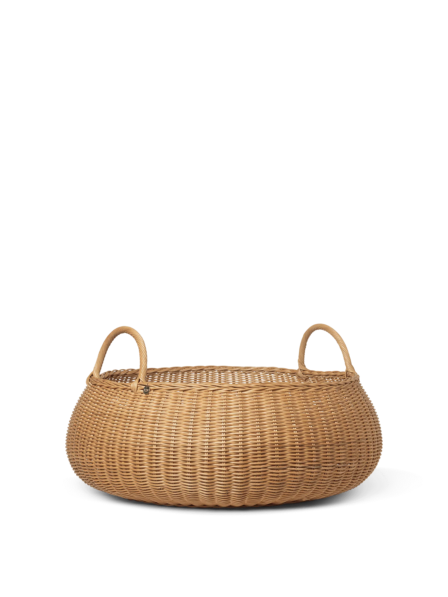 Braided Basket - Low - Natural