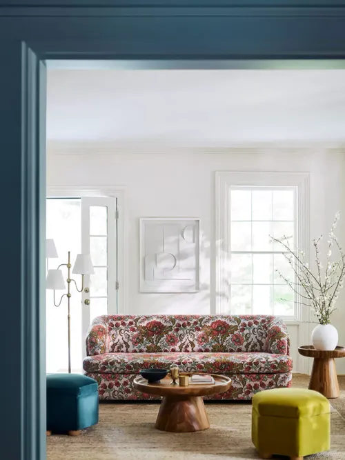 Athena Jylin Jacquard Sleeper Sofa