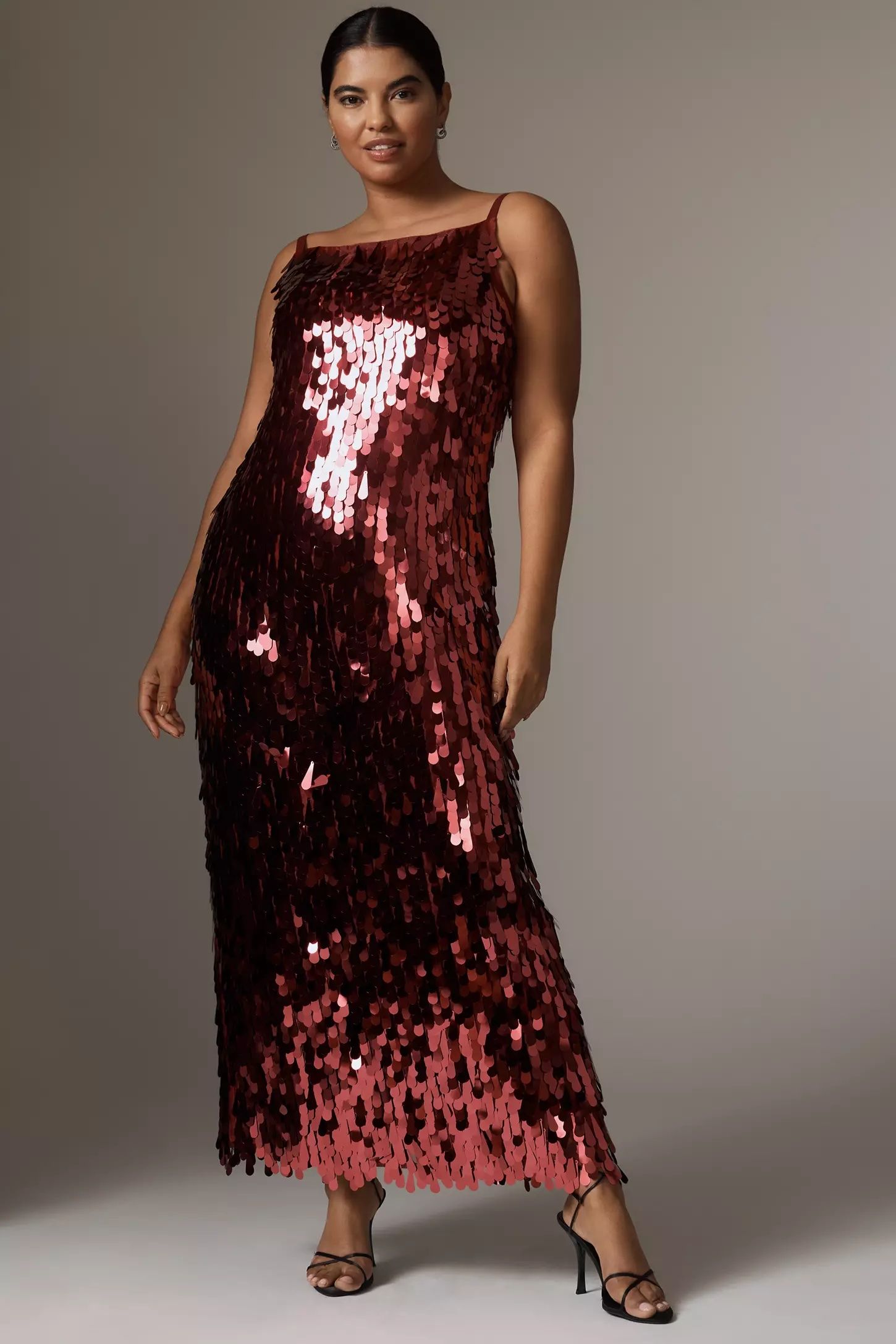 Hutch Sleeveless Sequin Maxi Dress