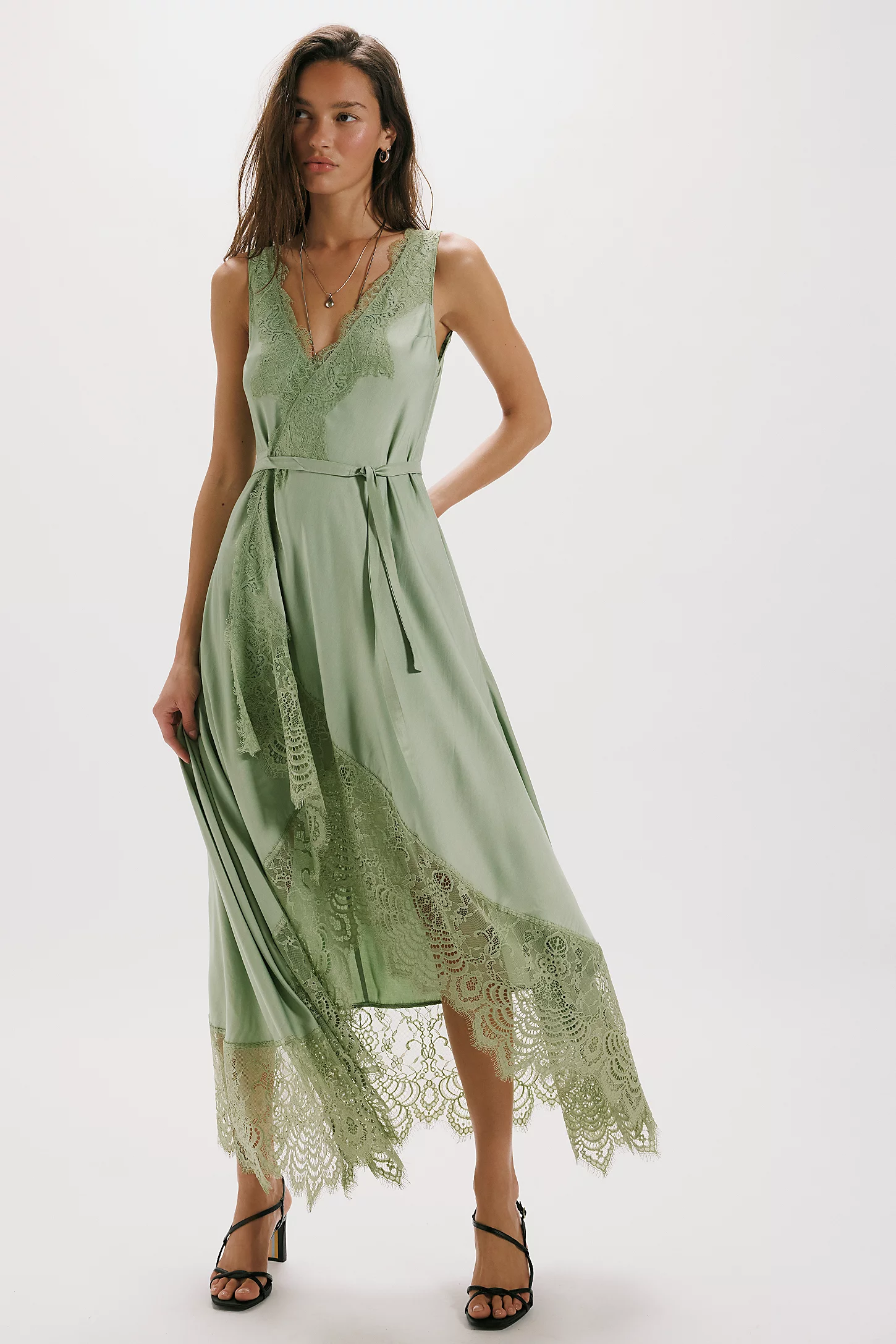 Free People, Nigel Preston Soho Wrap Midi Dress