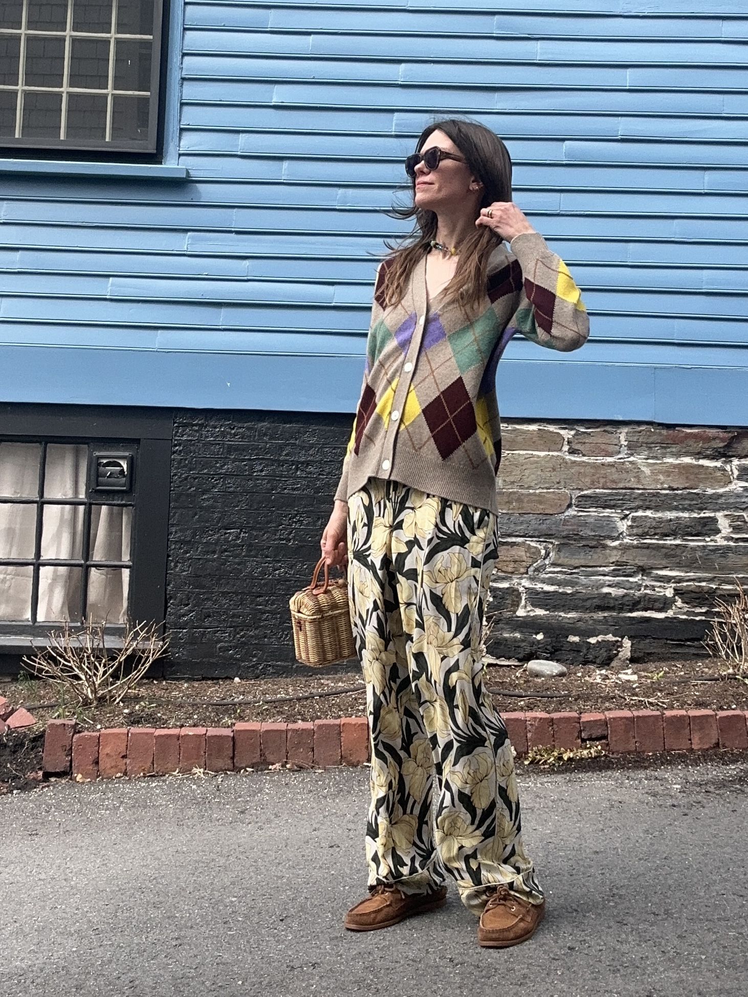 Julia Gall "piles on the prints"