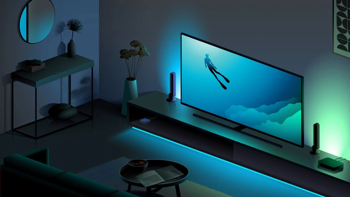 Philips Hue Sync Box ＆ TVライトリボン＆Lightbar Philips Hue Sync Box review: Smart lighting for movie night