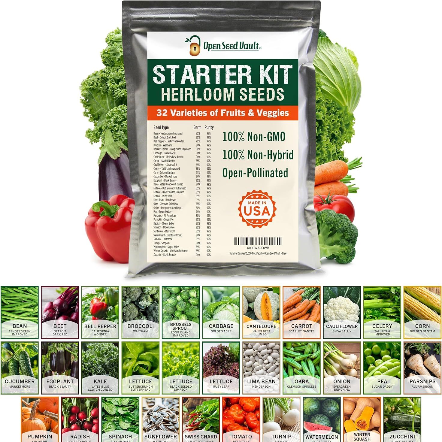 Heirloom Vegetable Seeds