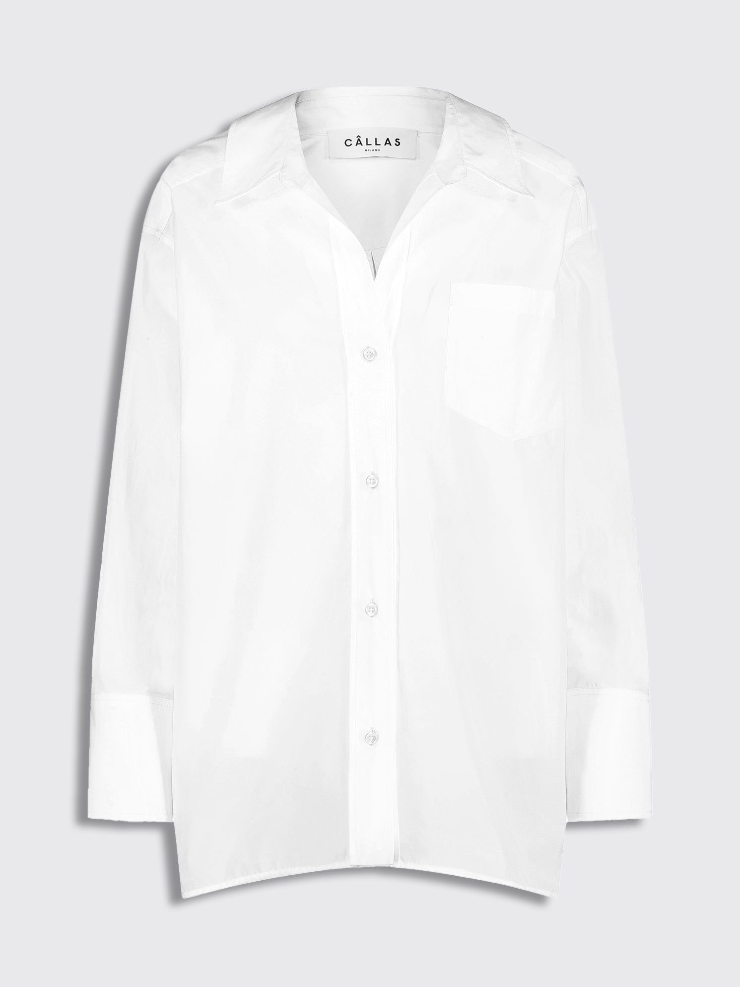 Petra Poplin Shirt White