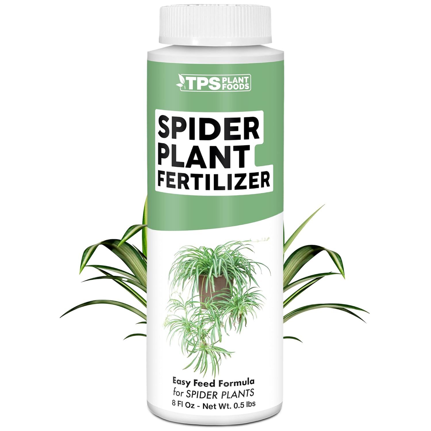 Spider Plant Fertilizer for Spider Plants, Great for Curly, Striped, and Solid Green Varieties, Liquid Fertilizer by Tps Plant Foods, 8oz (250ml)