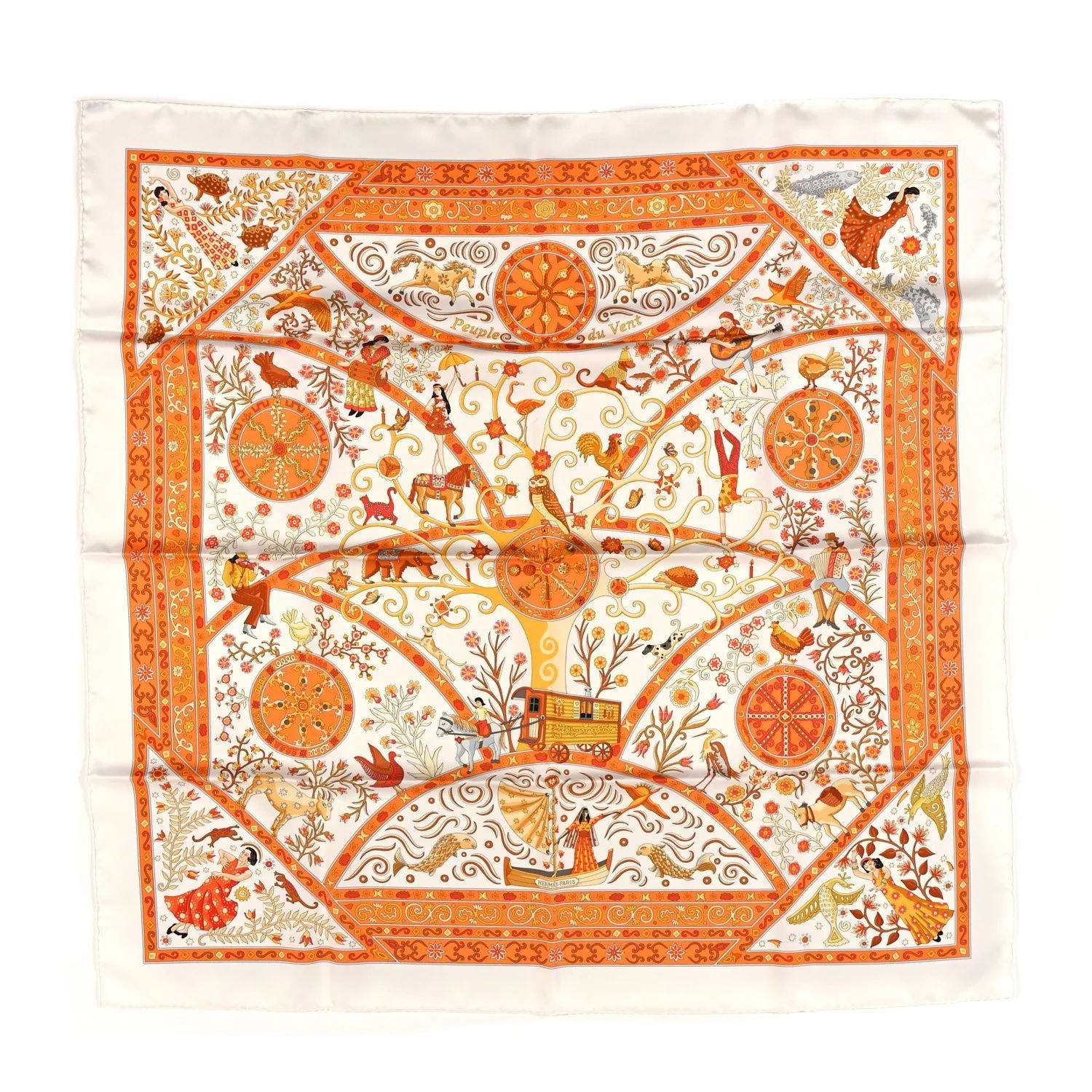 Herm&amp;egrave;s silk scarf