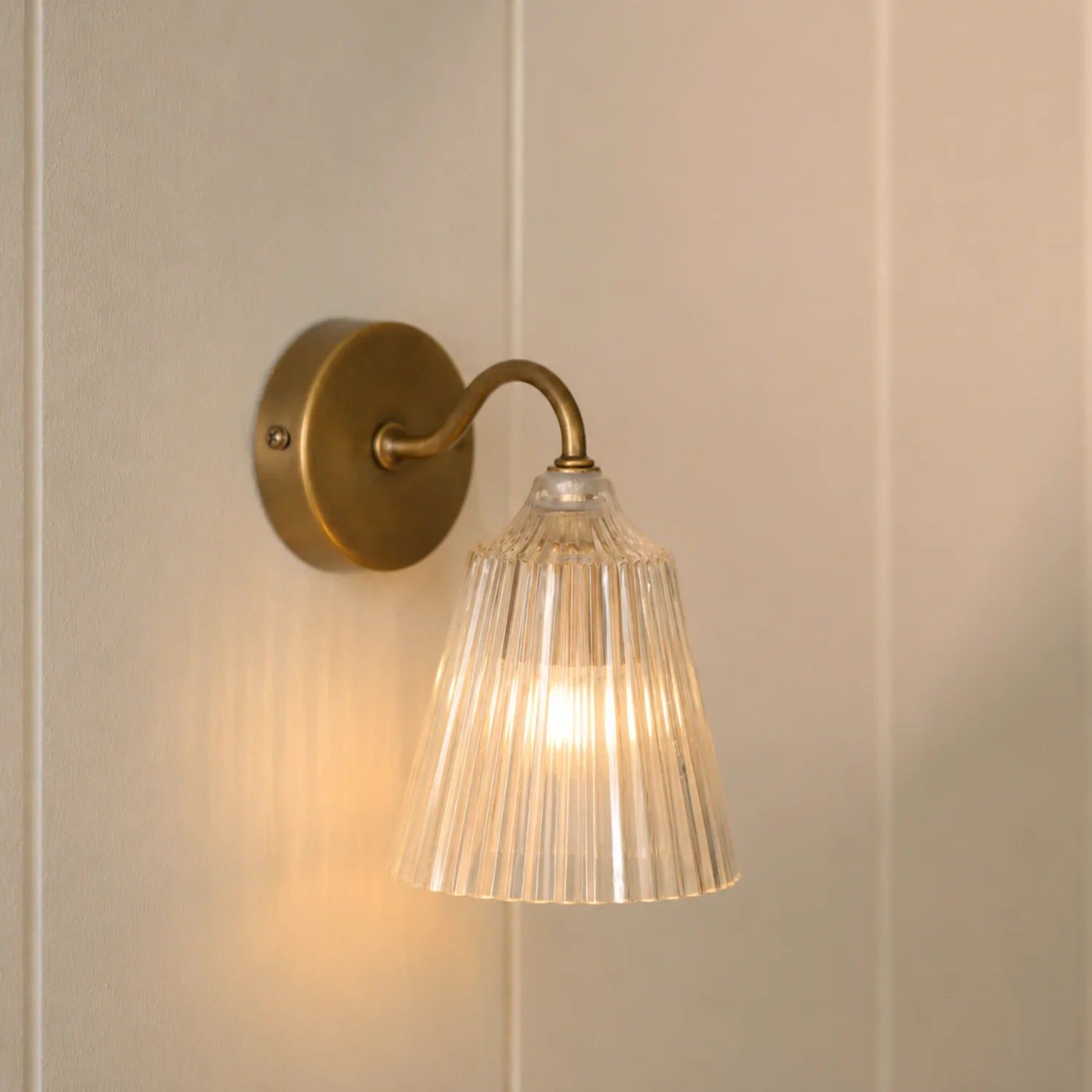 Lennox Wall Light, Brass