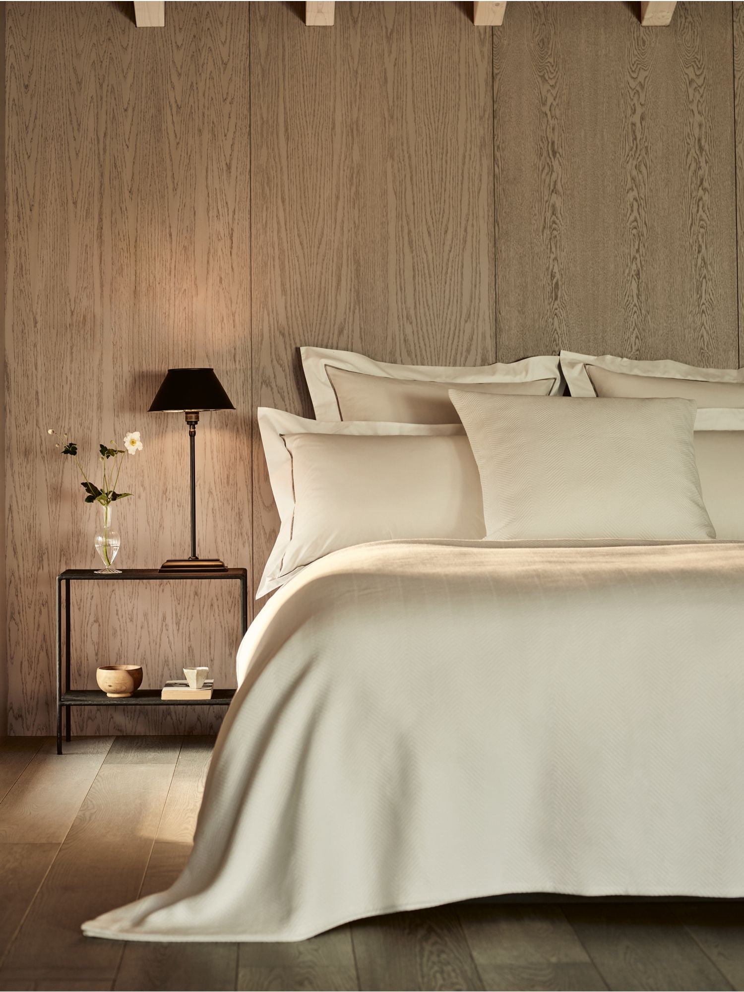 The White Company, Mason Bedspread and Cushion Cover