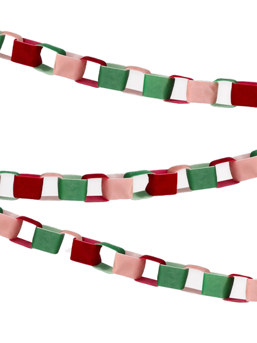 Velvet chain garland