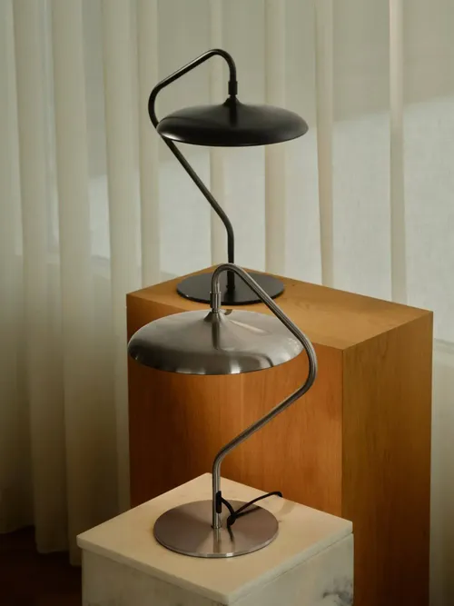 Artist Table Lamp, Stainless Steel