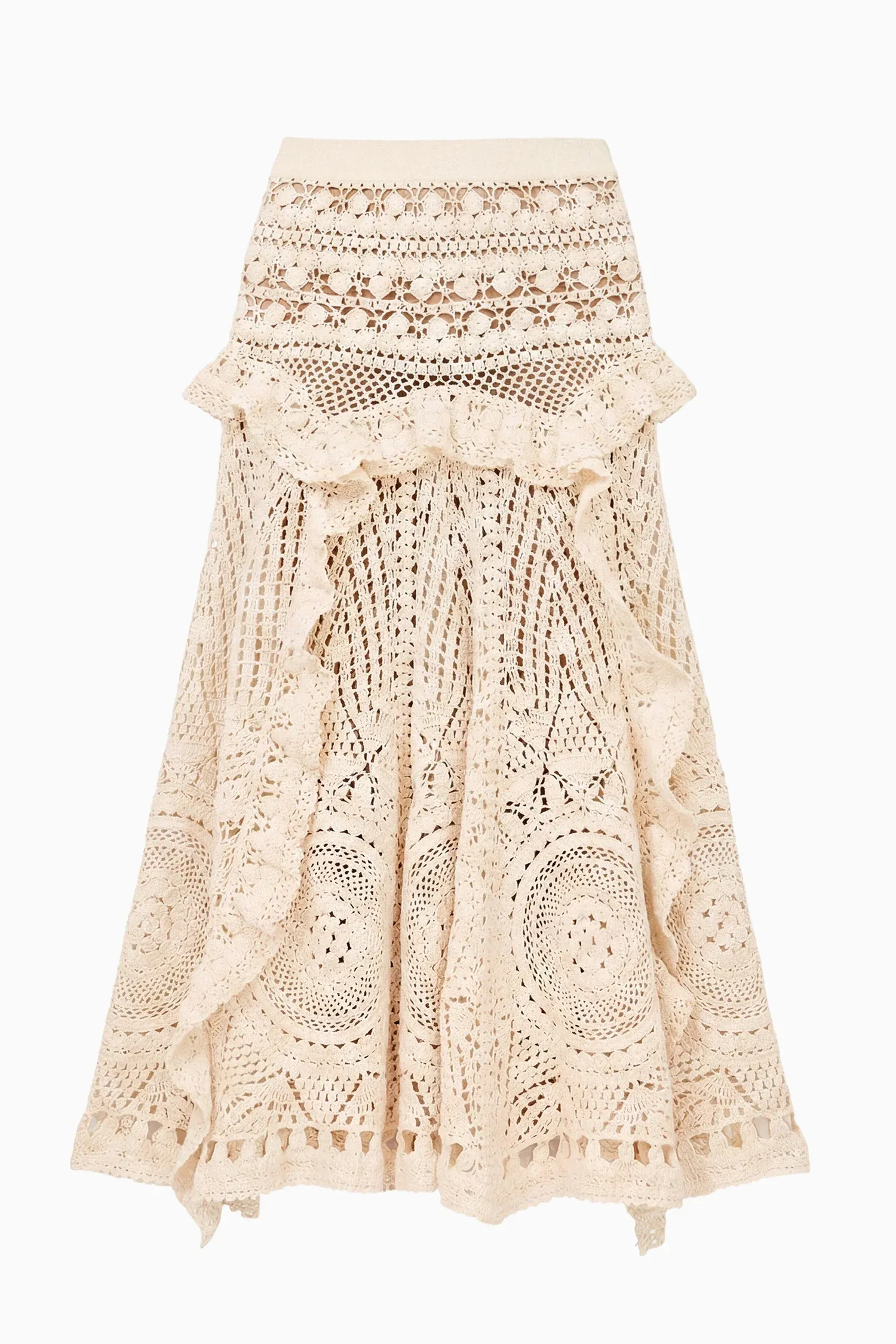 Ulla Johnson, Floretta Crochet Skirt - Cowrie