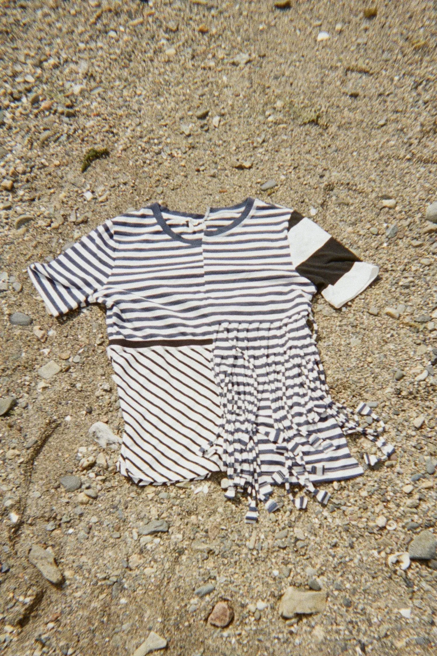 Loewe Striped Fringe Tee (size S) &mdash; Stripes Newport