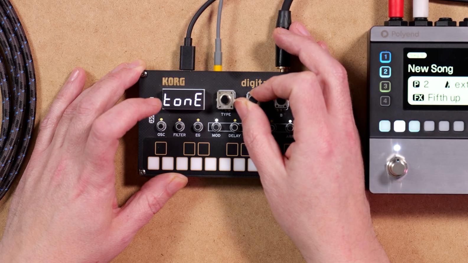 I don't know why I'm apologising for Korg on their behalf I don't know why I'm apologising for Korg on their behalf