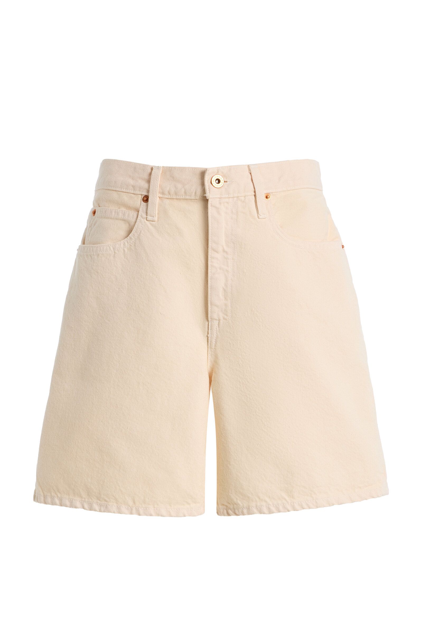 Square Denim Shorts