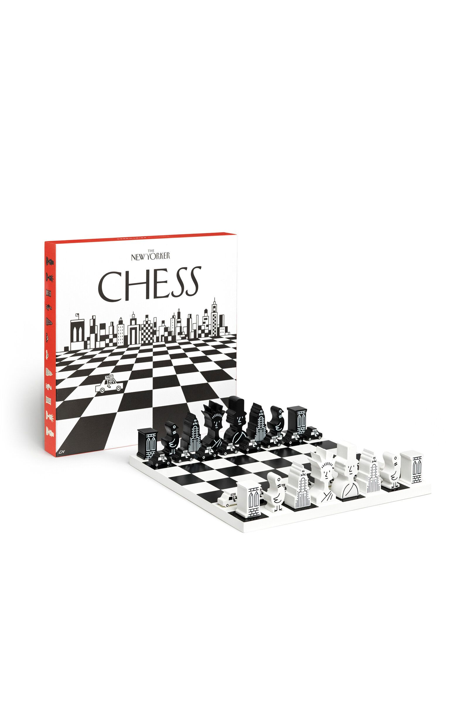 X the New Yorker Nyc Chess Set