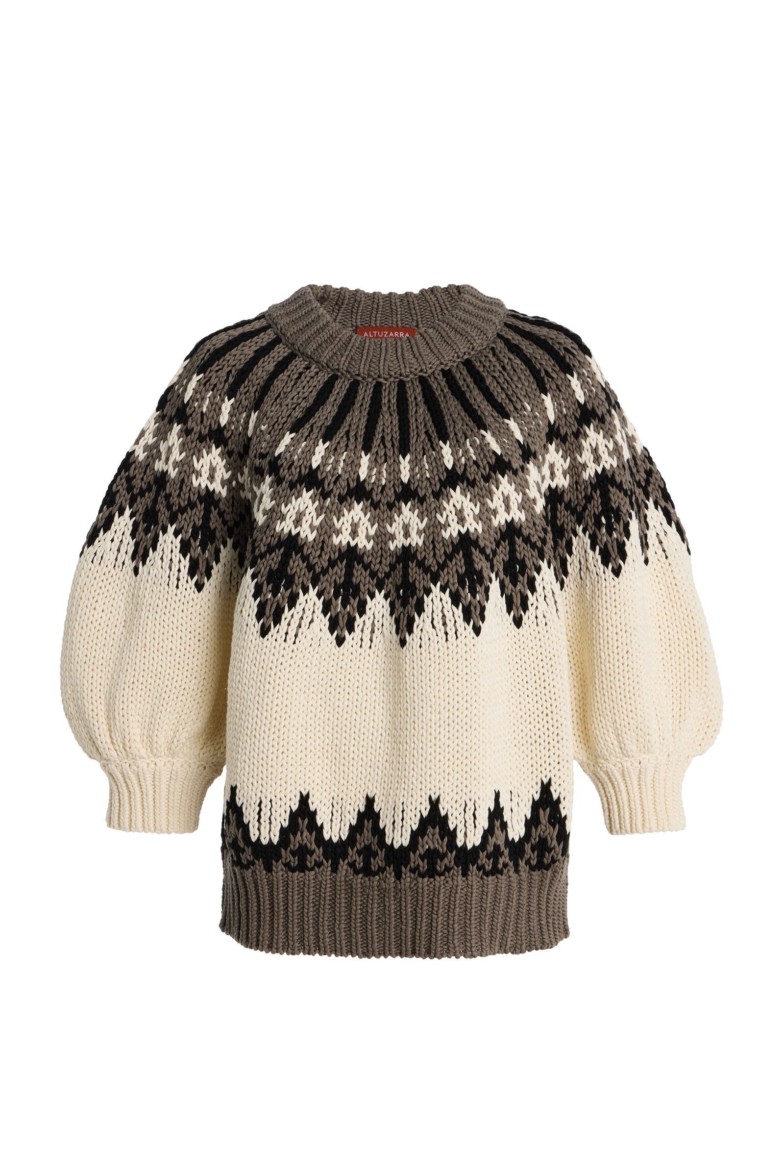 Marty Fair Isle Cotton Sweater
