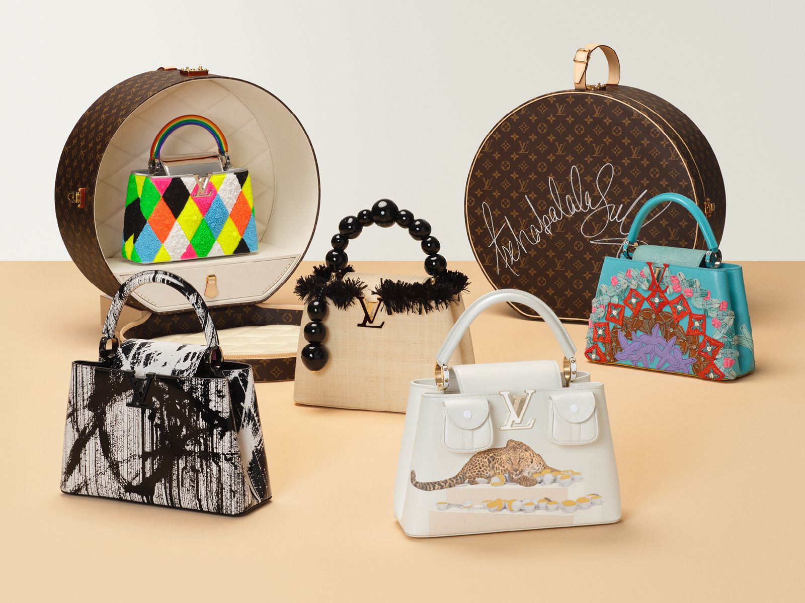 Bid on Louis Vuitton bags designed by renowned artists