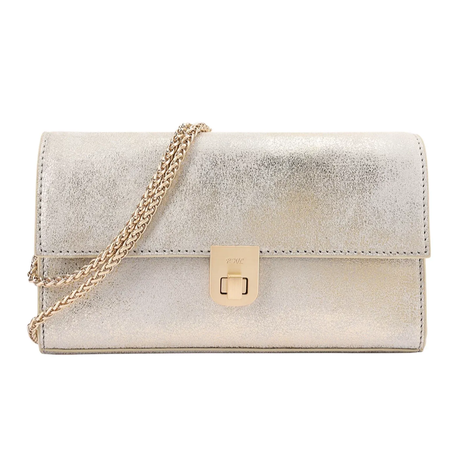 Ruth Langsford Leather Envelope Clutch