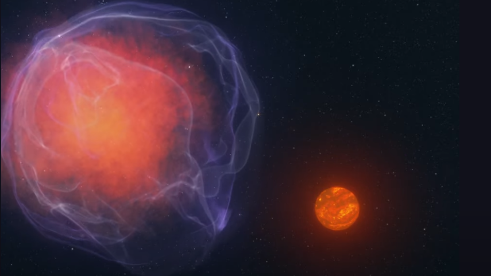 Something 'kicked' this hypervelocity star racing through Something 'kicked' this hypervelocity star racing through