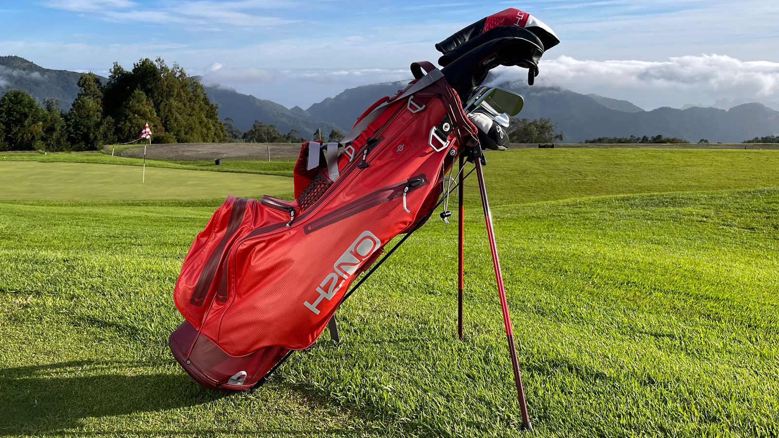 SUN MOUNTAIN H2NO オレンジ スタンドバッグ H2NO 14-WAY STAND BAG – Sun Mountain Sports